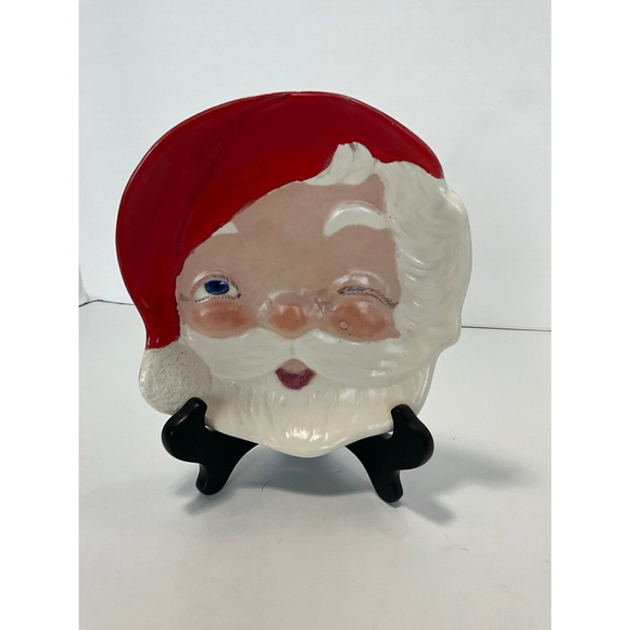 Handmade Other - Vintage 1965 Winking Santa Dish